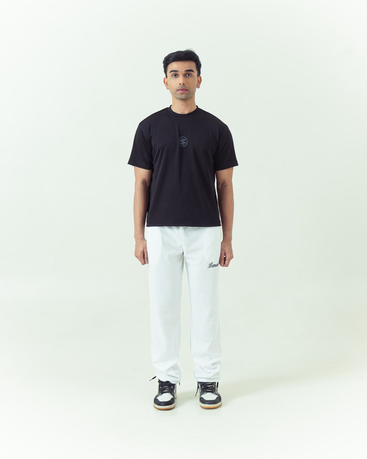 Monaco Waffle Sweatpant - White