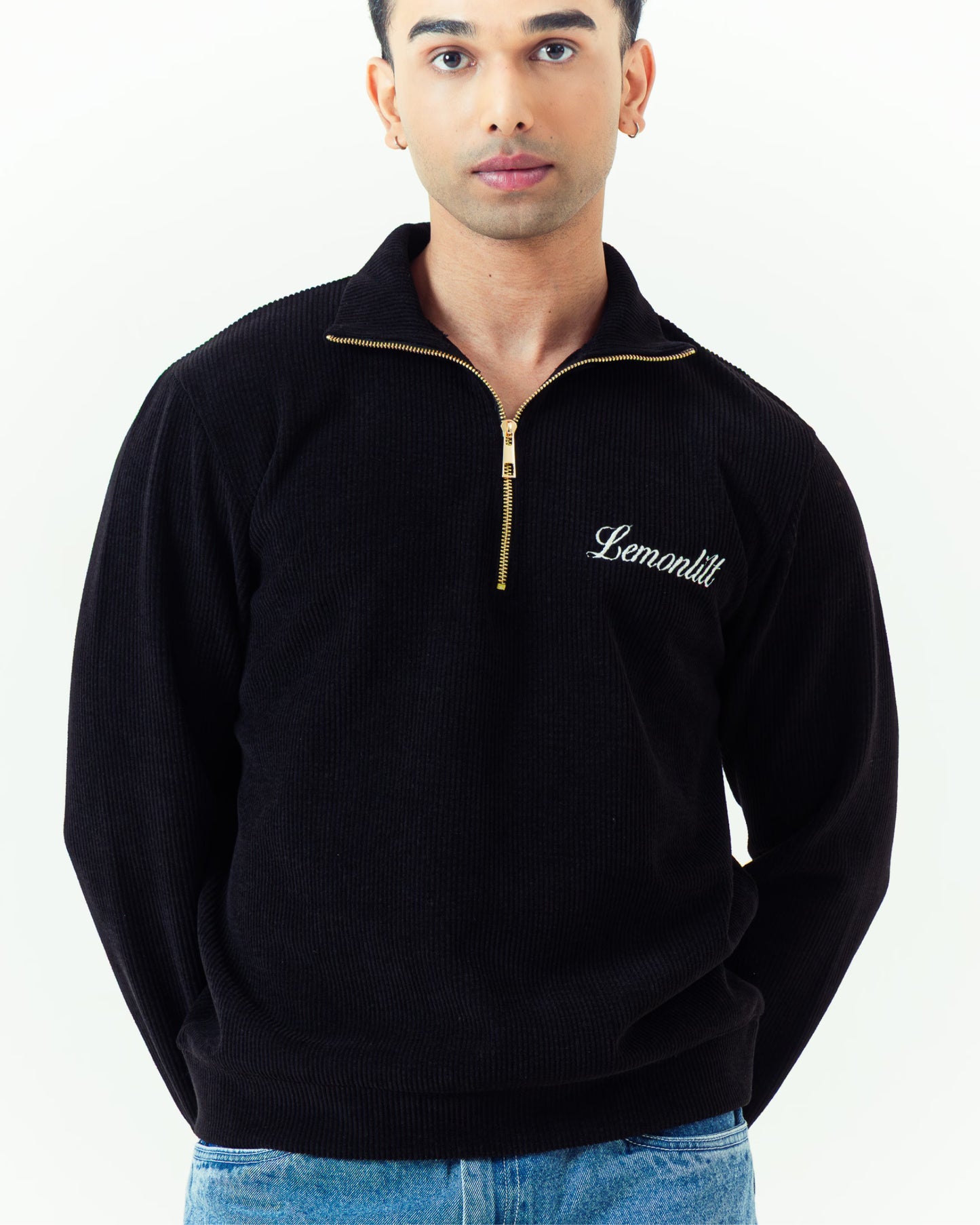 Black Quarter Zip