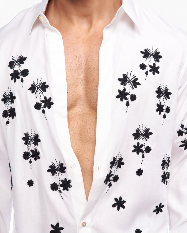 Embroidered Fall Shirt