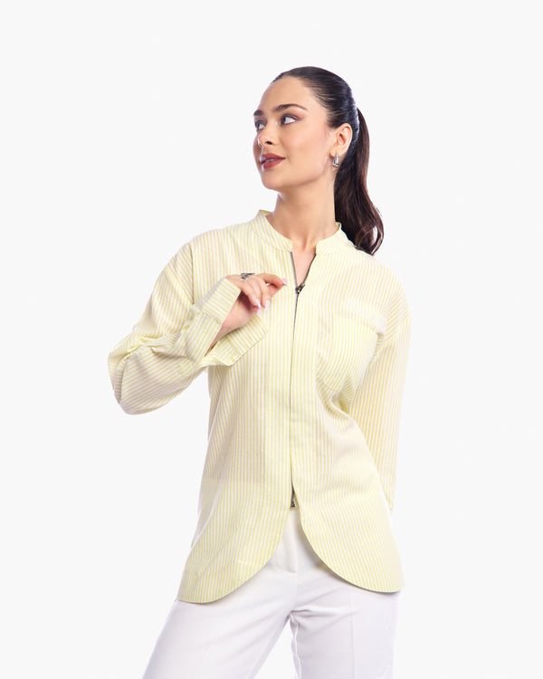 Yellow Stripe Shirt