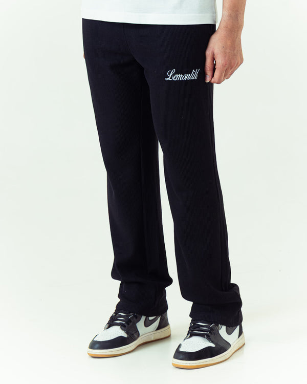 Monaco Waffle Sweatpant - Black