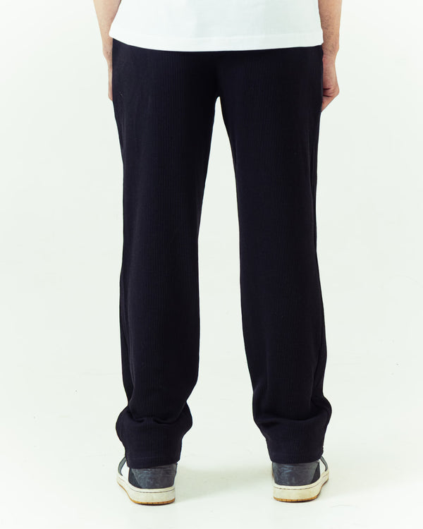 Monaco Waffle Sweatpant - Black