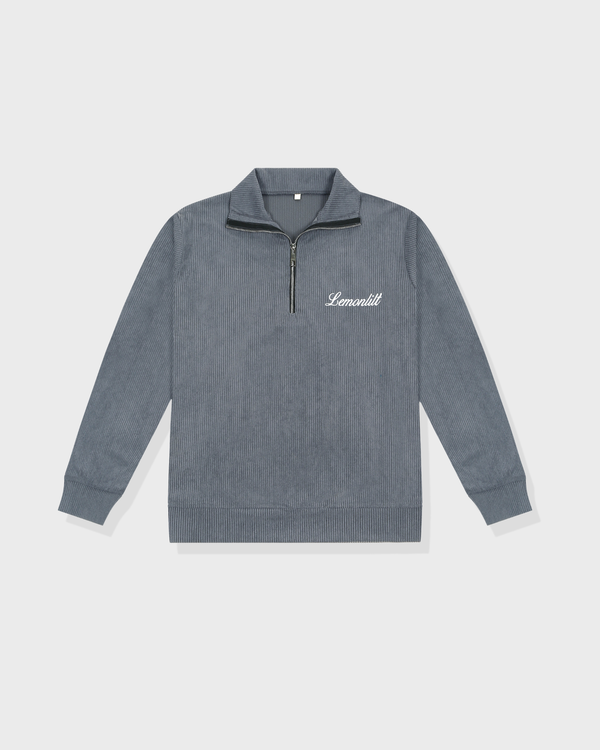 Grey Quarter Zip