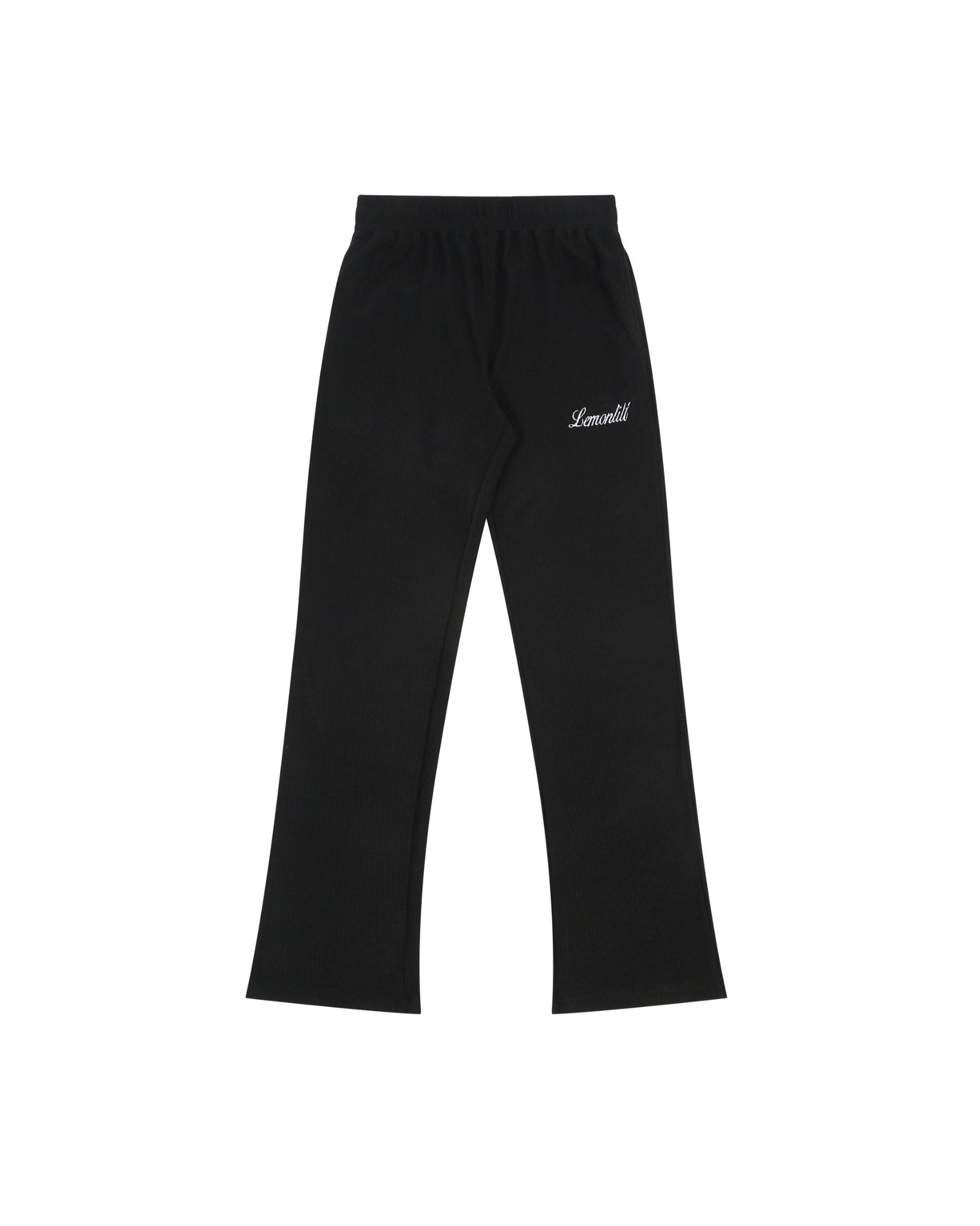 Monaco Waffle Sweatpant - Black