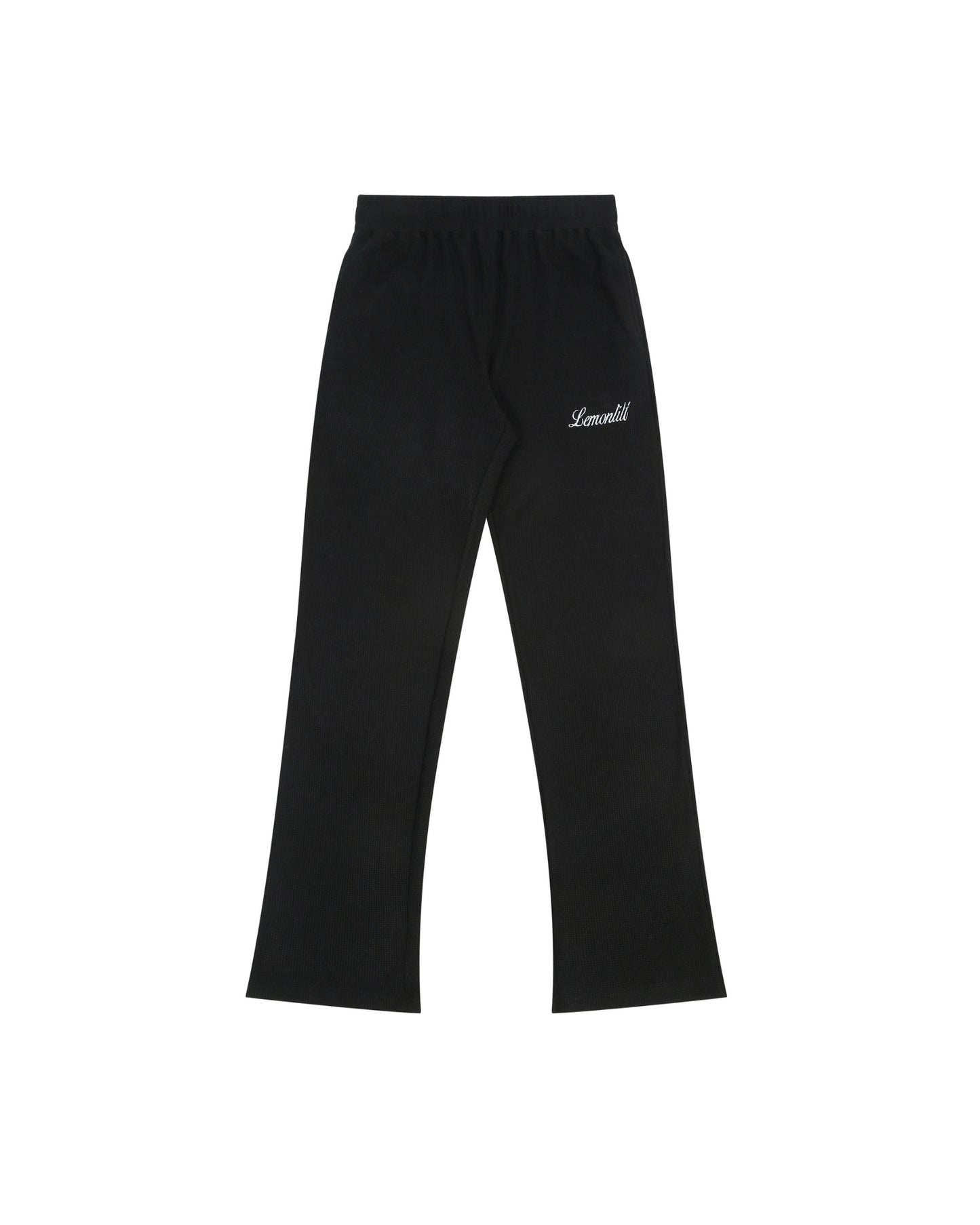 Monaco Waffle Sweatpant - Black