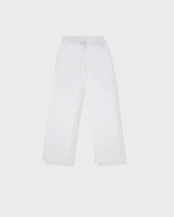Monaco Waffle Sweatpant - White