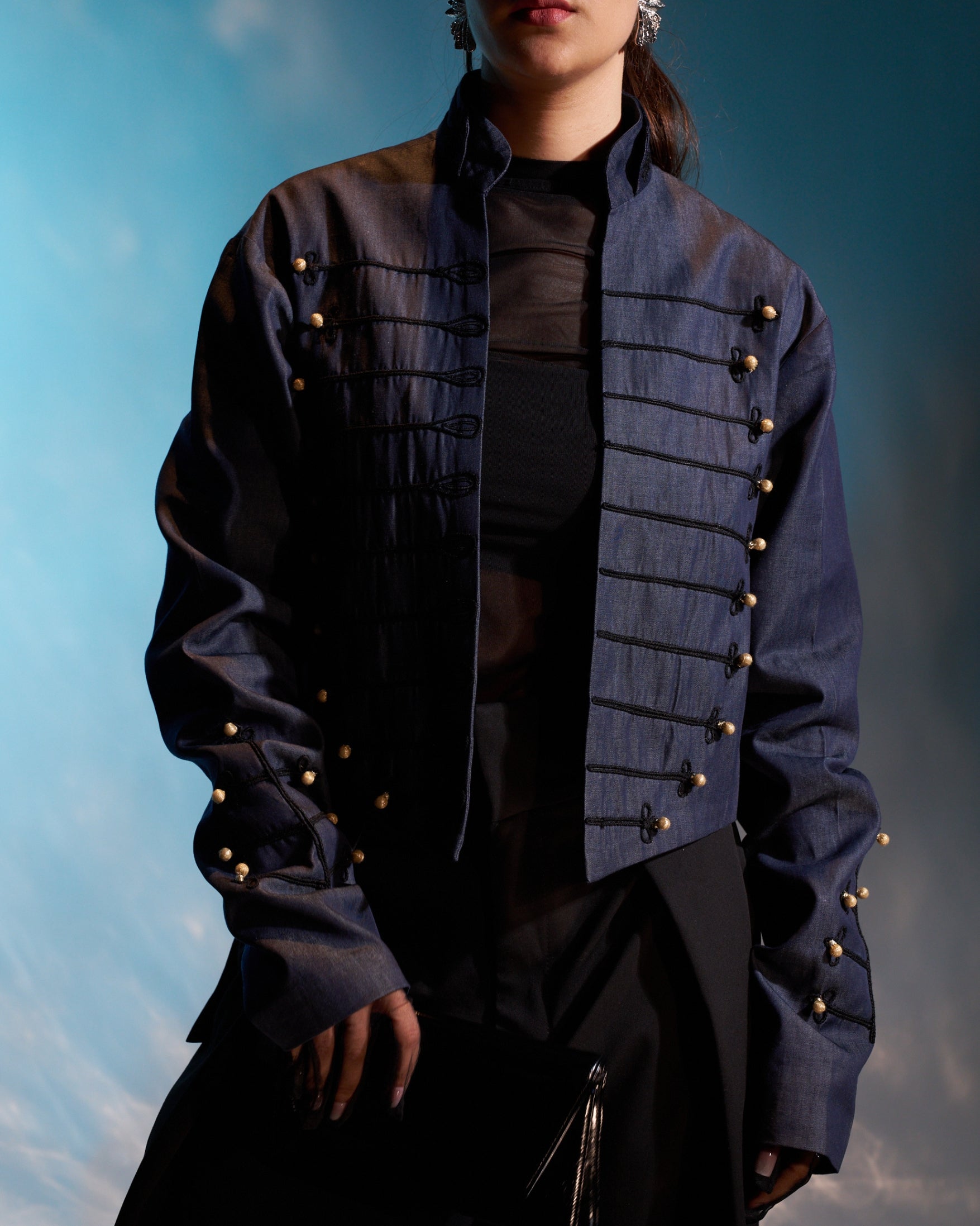 Blue Napoleon Jacket – Lemon Lilt