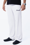 Monaco Waffle Sweatpant - White