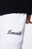 Monaco Waffle Sweatpant - White