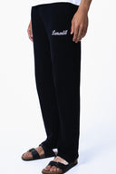Monaco Waffle Sweatpant - Black