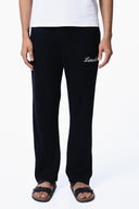 Monaco Waffle Sweatpant - Black