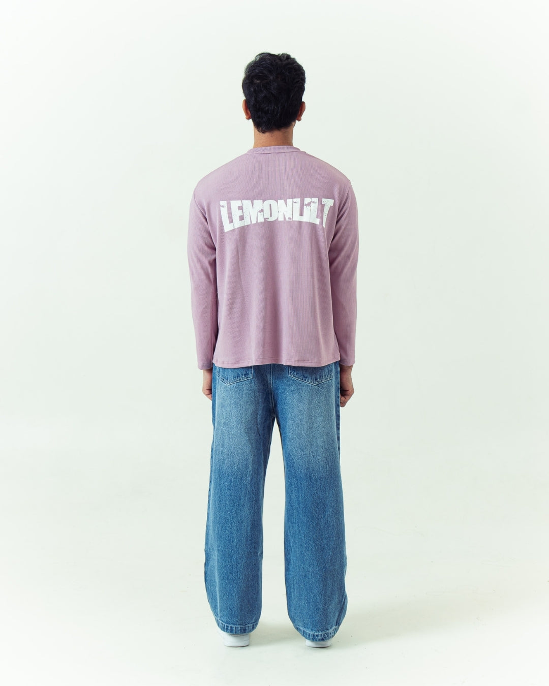 Pink Ribbed Classic Tee