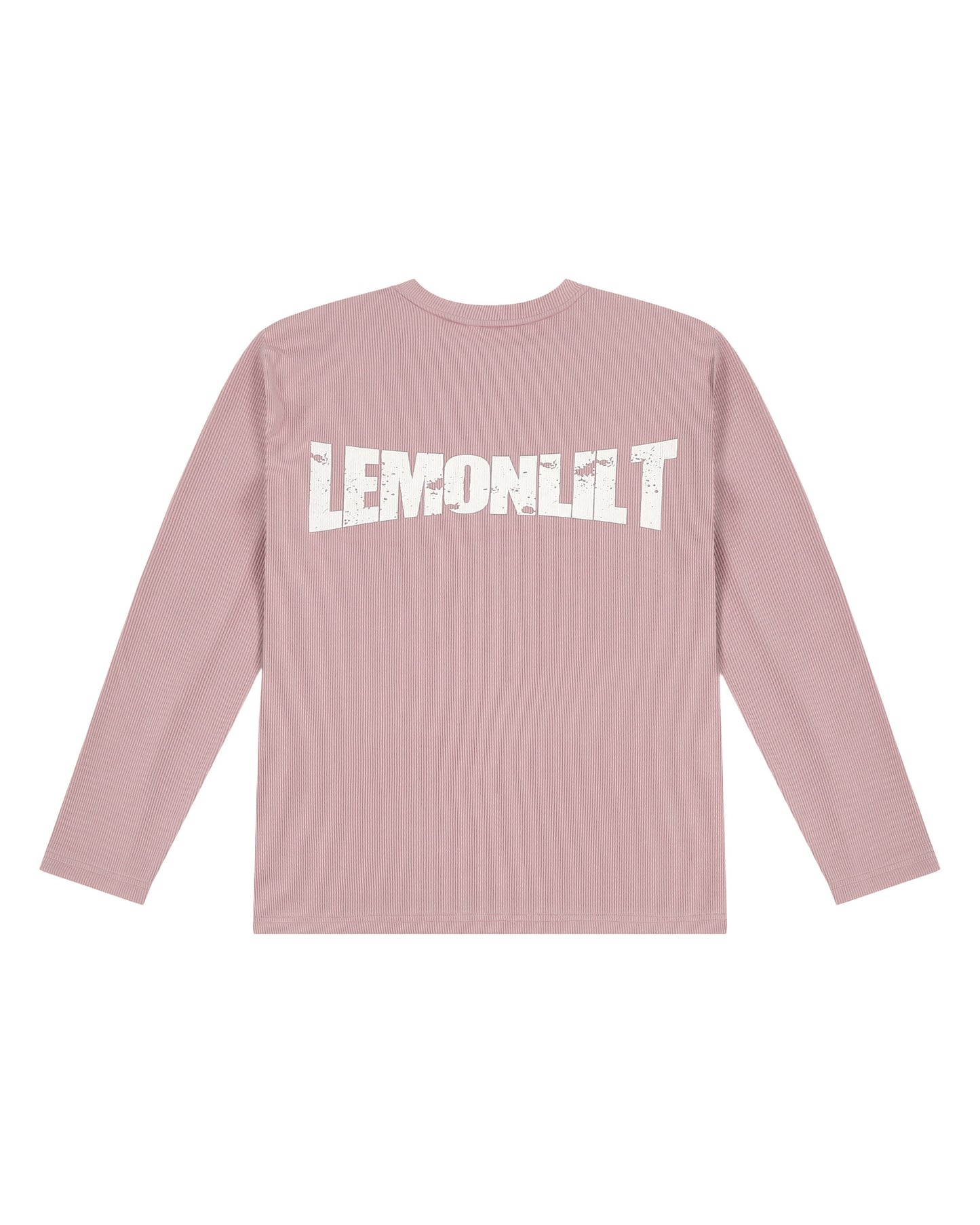 Pink Ribbed Classic Tee