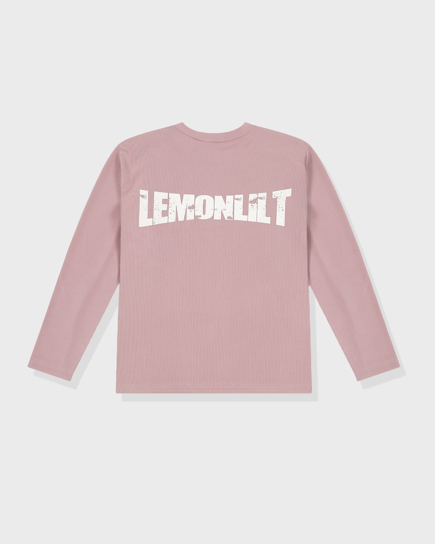 Pink Ribbed Classic Tee