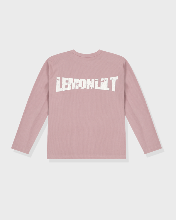 Pink Ribbed Classic Tee