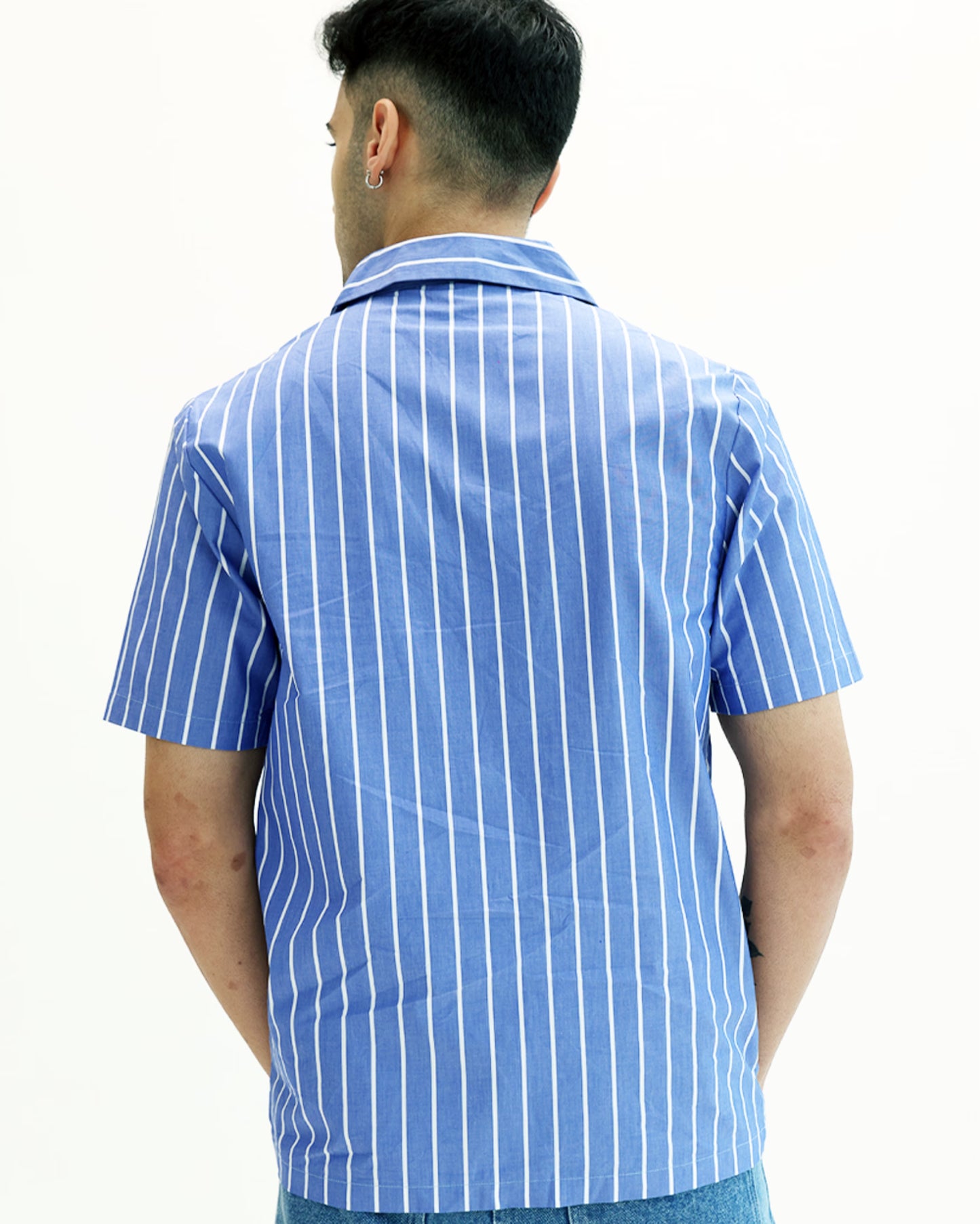 Nonchalant Front Striped Shirt