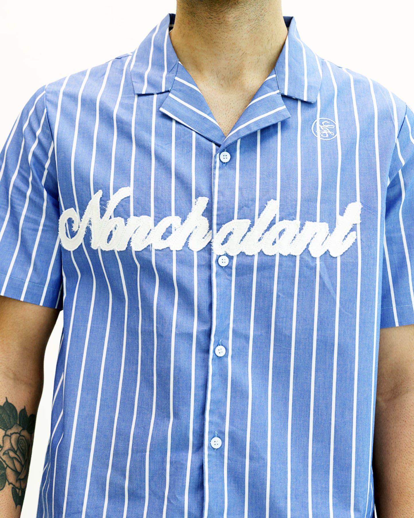 Nonchalant Front Striped Shirt