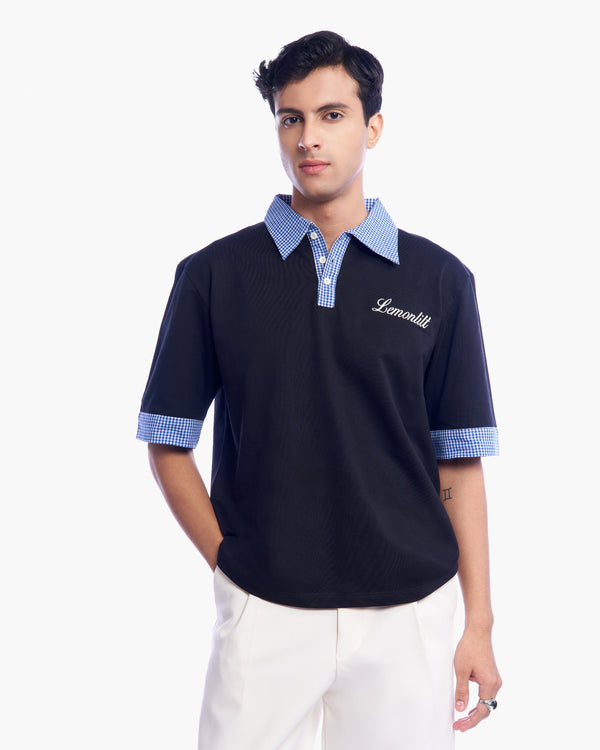 Chequered Trace Polo