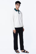 Neoma Green Collared Polo