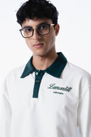Neoma Green Collared Polo