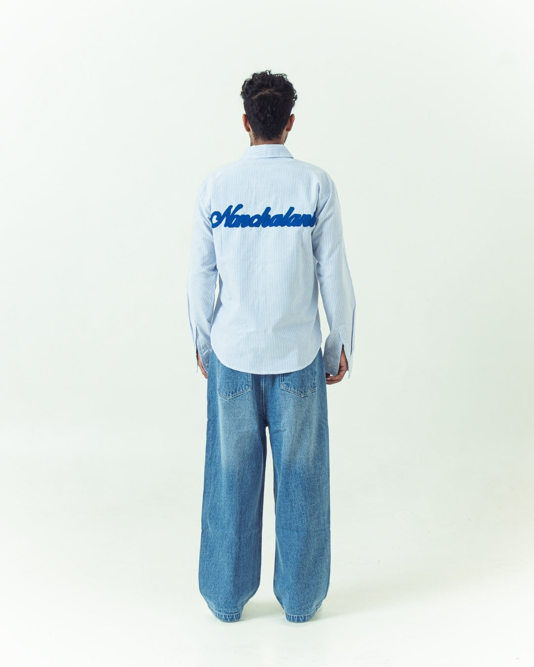 Nonchalant Back Stripe Shirt