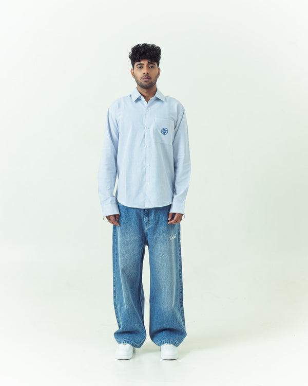 Nonchalant Back Stripe Shirt