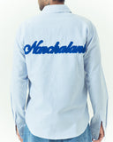 Nonchalant Back Stripe Shirt