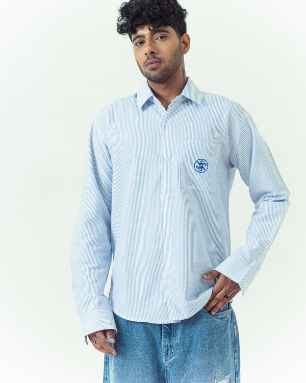 Nonchalant Back Stripe Shirt