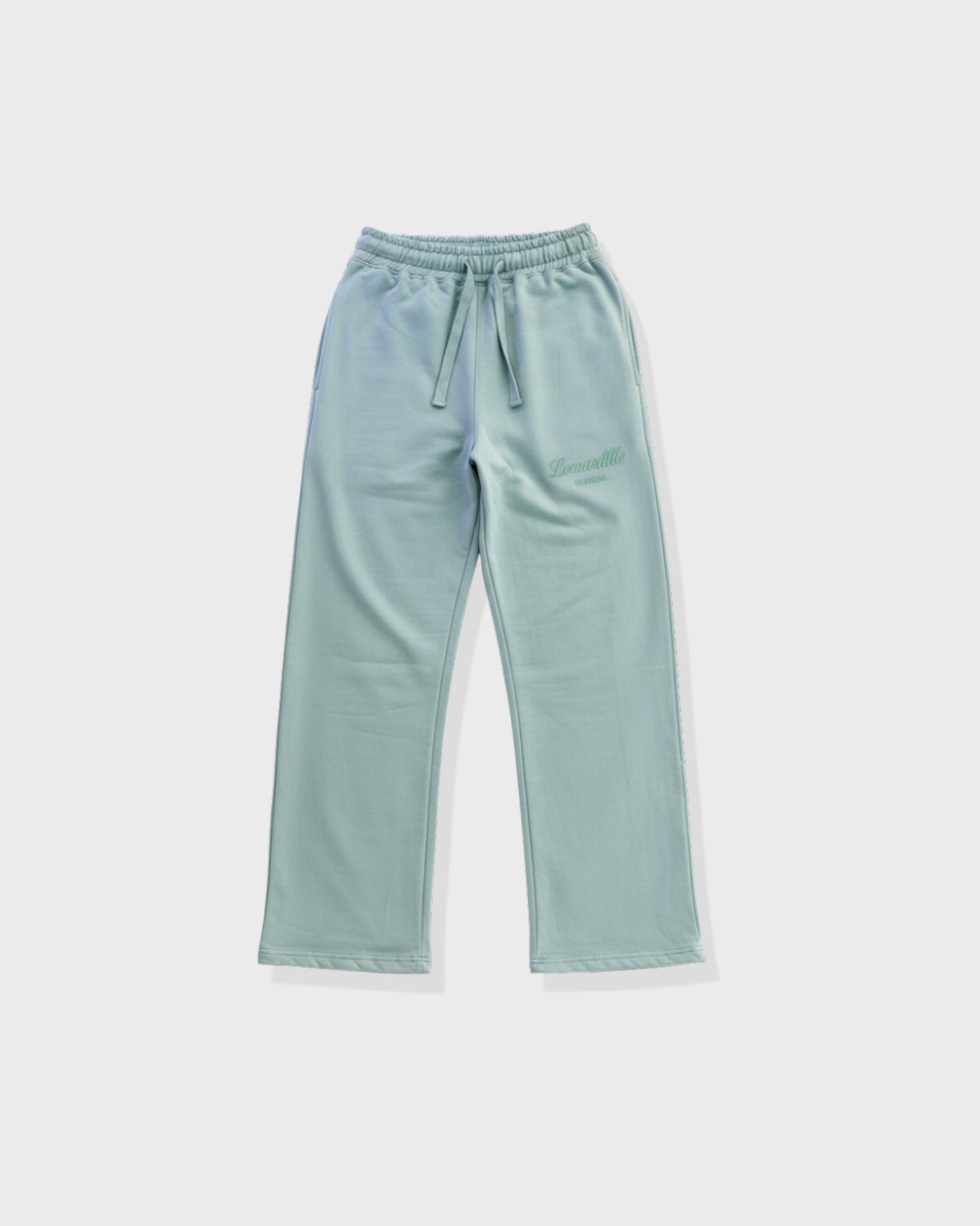 Grey Wide-Leg Sweatpants