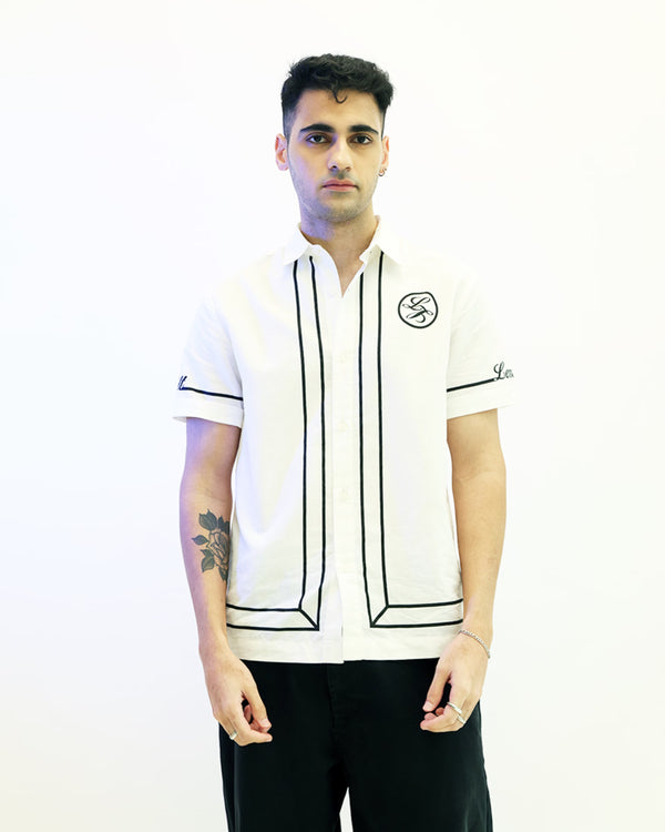 White Panel Shirt