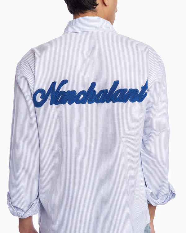 Nonchalant Back Stripe Shirt