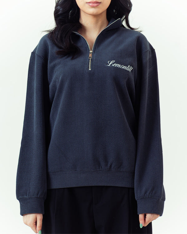 Blue Quarter Zip