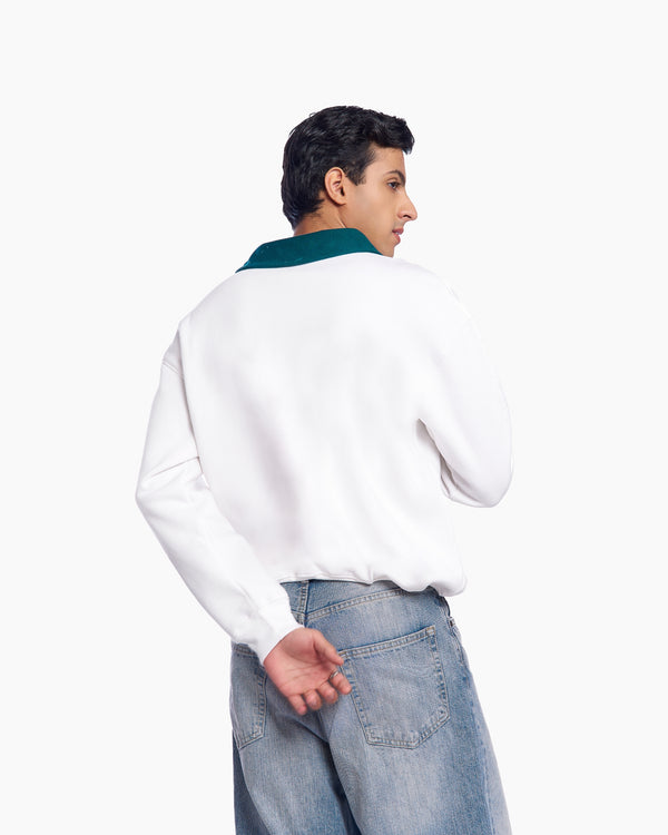 Neoma Green Collared Polo