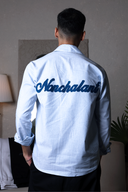 Nonchalant Back Stripe Shirt