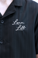 Black Pinstripe Casual Shirt