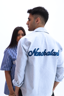 Nonchalant Back Stripe Shirt